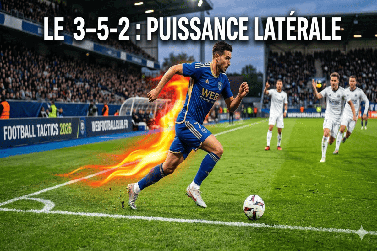 Illustration du rôle de piston dans une défense à trois au football.