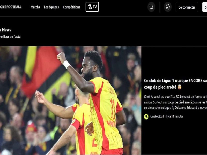 Illustration de l'application OneFootball