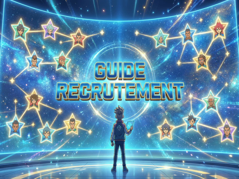 Guide complet du recrutement et du mode Chronicle sur Inazuma Eleven Victory Road.