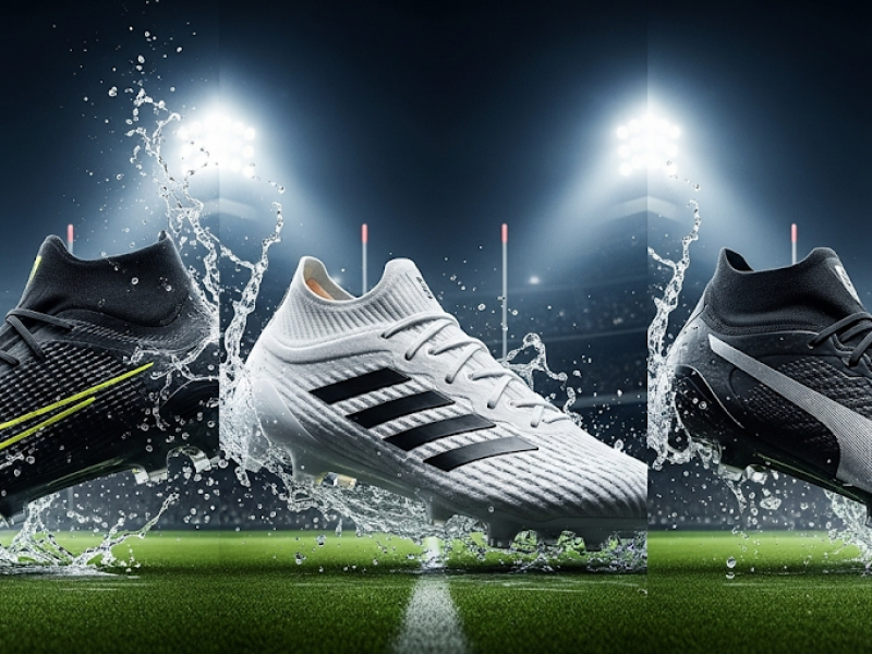 Comparatif des meilleures chaussures de foot 2025 entre les marques Nike, Adidas et Puma
