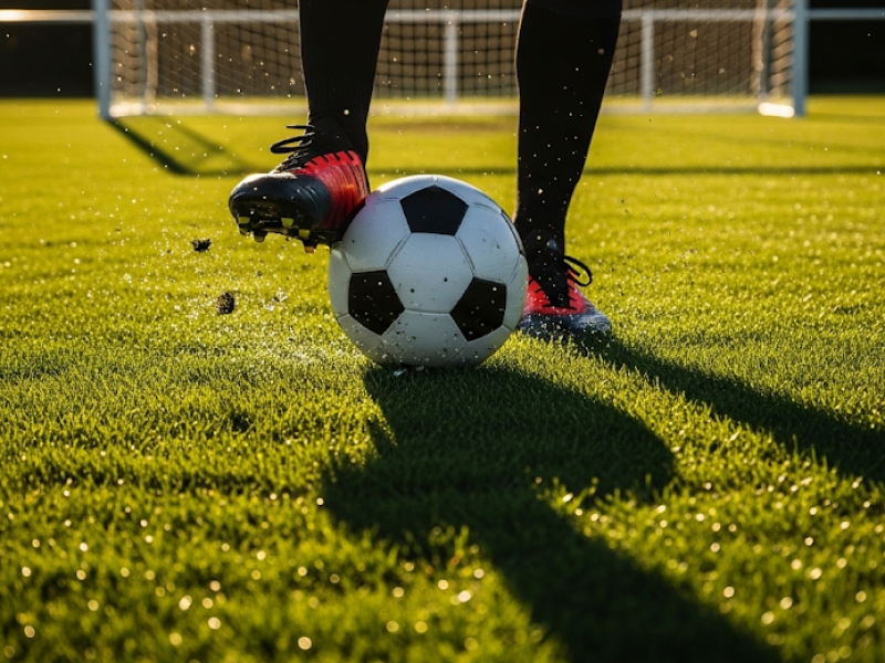 Sélection des meilleurs crampons de foot à moins de 100 euros sur un terrain de football